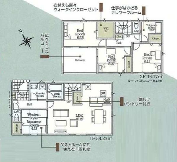 木更津市高柳　新築一戸建て　第18　6号棟