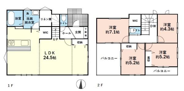 君津市人見　新築一戸建て　5期　1号棟