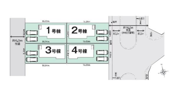 君津市外箕輪3丁目　新築一戸建て　01期　1号棟
