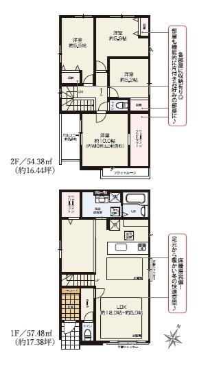 袖ケ浦市袖ケ駅前1丁目　新築一戸建て　10期　3号棟