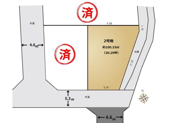 西小路３丁目　土地　（２号地）
