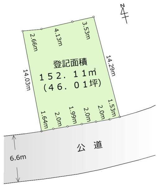 箕面市森町中２丁目の土地