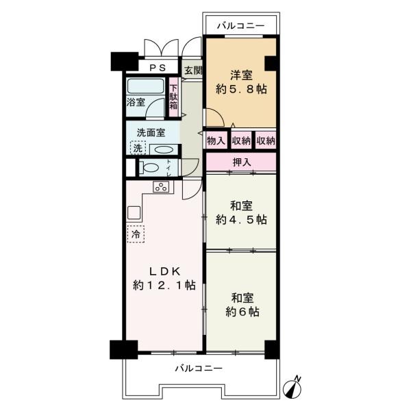 近鉄南港ガーデンハイツ21号棟