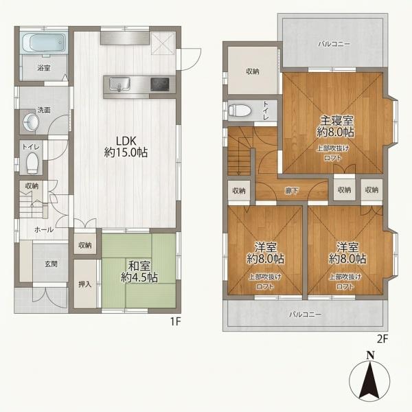 箕面市新稲１丁目の中古一戸建て