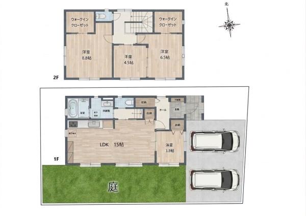 箕面市新稲６丁目の中古一戸建