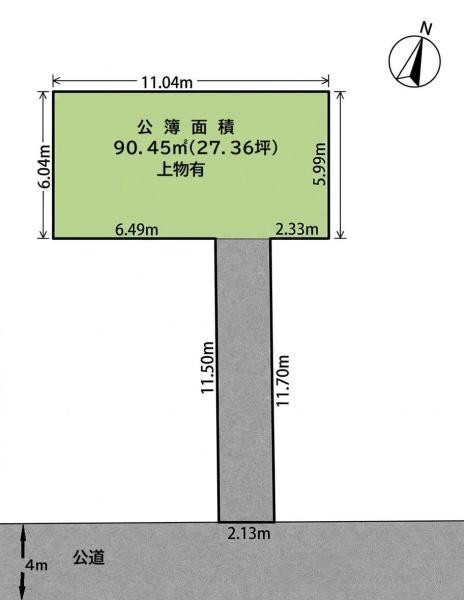 箕面市桜井３丁目の土地