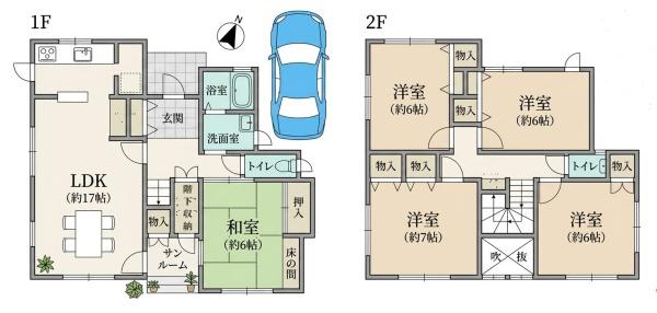 豊能町　新光風台2丁目　中古戸建