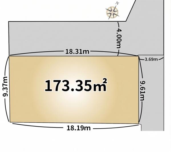 箕面市半町２丁目の土地