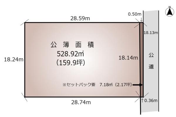 箕面市桜ケ丘１丁目の売土地