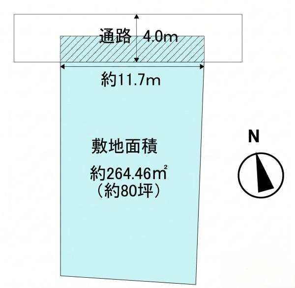 豊能郡能勢町平通の土地