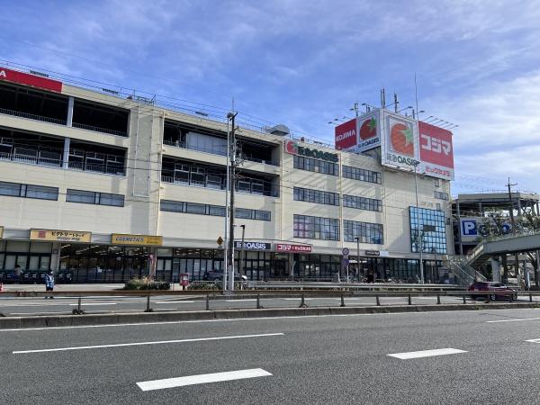 箕面市瀬川４丁目の土地(阪急オアシス箕面店（コジマ・100円均一）)