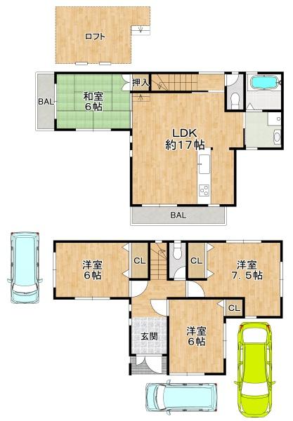 東大阪市荒本西３丁目の中古一戸建て