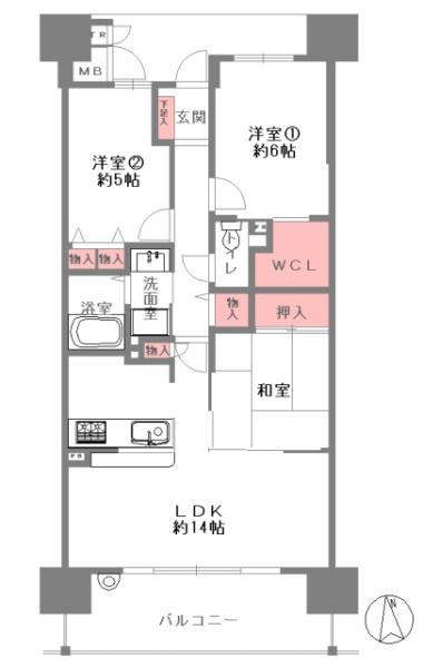 ファミールアクシス八尾センタースクエア　【中古マンション】