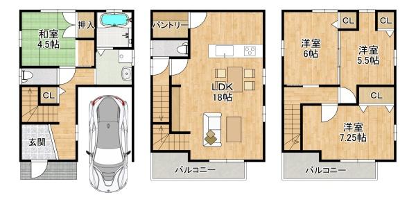 東成区深江南3丁目　【中古戸建】