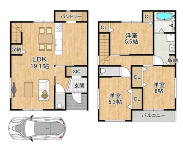 羽曳野市南恵我之荘8丁目【新築戸建】
