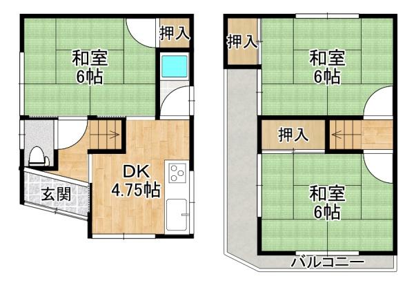 八尾市緑ヶ丘4丁目　【中古戸建】