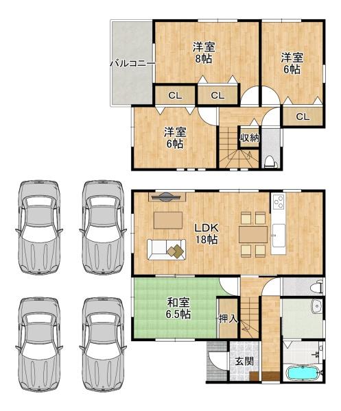 八尾市山本町北６丁目　【新築戸建て】