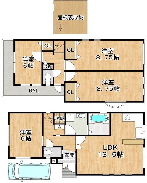東大阪市渋川町１丁目の中古一戸建