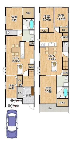東大阪市楠根２丁目の中古一戸建