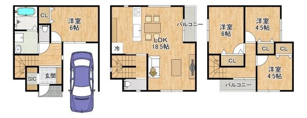 大阪市鶴見区安田４丁目の土地