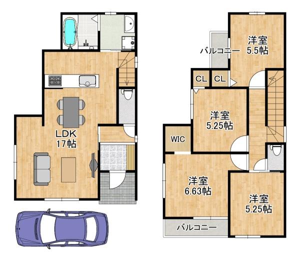 東大阪市東石切町５丁目の新築一戸建