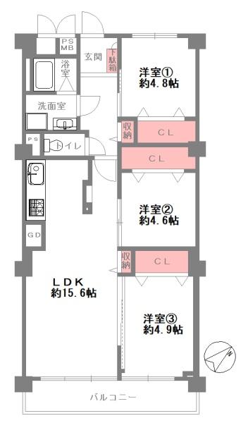 プラザ歌島　D棟　【中古マンション】