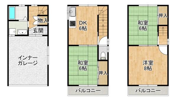 東大阪市御厨６丁目の中古一戸建て