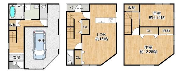 東大阪市川田１丁目の中古一戸建て