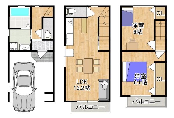 東大阪市大蓮南4丁目　【新築戸建て】