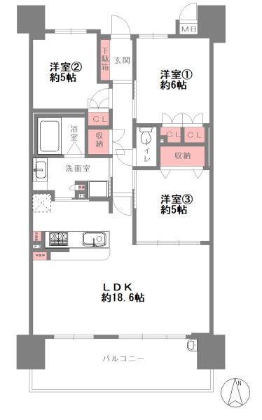 イトーピア茨木上穂積　【中古マンション】