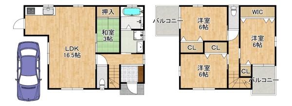 東大阪市大蓮東1丁目　【新築戸建て】