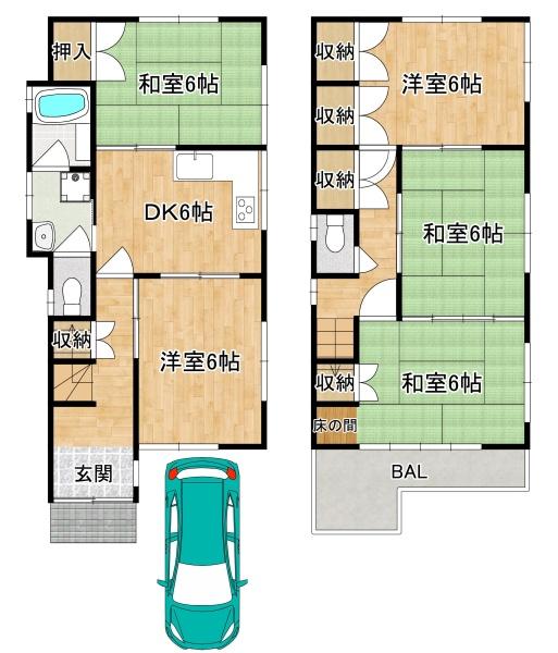 尼崎市菜切山町の中古一戸建て