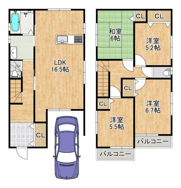 東大阪市御厨東１丁目の中古一戸建て