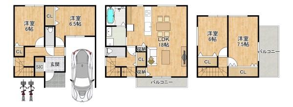 東大阪市新池島町3丁目　【新築戸建て】