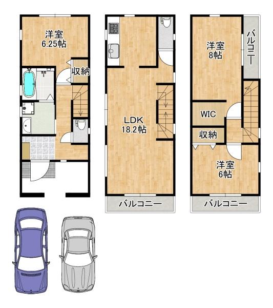 東大阪市菱屋西1丁目　1号棟　【新築戸建て】