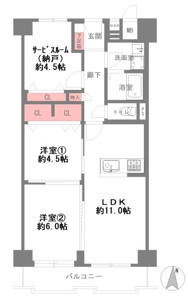 エーデルハイム関目　【中古マンション】