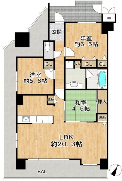 メロディーハイム　シーズンスクエア　【中古マンション】