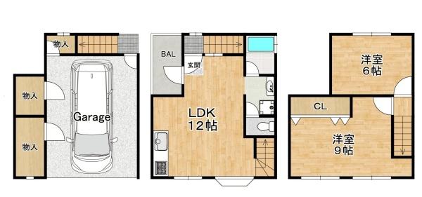 八尾市跡部南の町１丁目の中古一戸建て