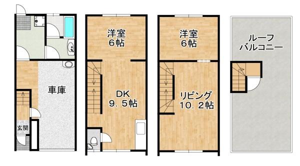 東大阪市箱殿町の中古一戸建て