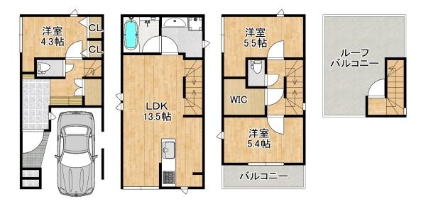 平野区平野本町4丁目　【中古戸建】