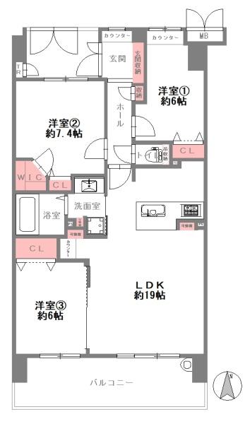ビープレイス　B棟　【中古マンション】