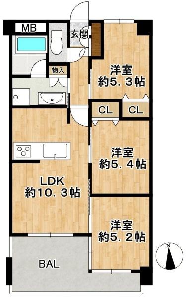 ドムール加美西公園　【中古マンション】