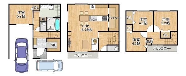 東大阪市花園東町3丁目　【条件付き土地】