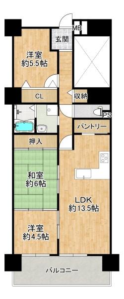 ファミール平野二番館　【中古マンション】