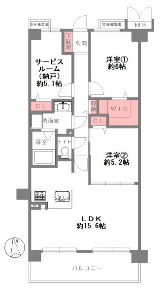 ヴィルヌーヴ東三国　【中古マンション】
