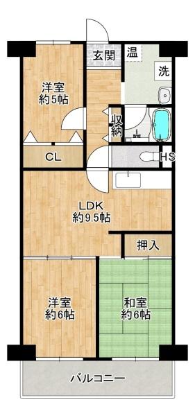 小阪パークハイツ弐号棟　【中古マンション】