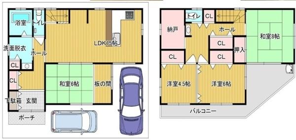 八尾市若林町3丁目　【中古戸建】