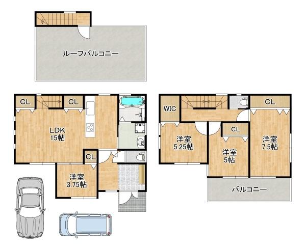 東大阪市友井１丁目の中古一戸建て