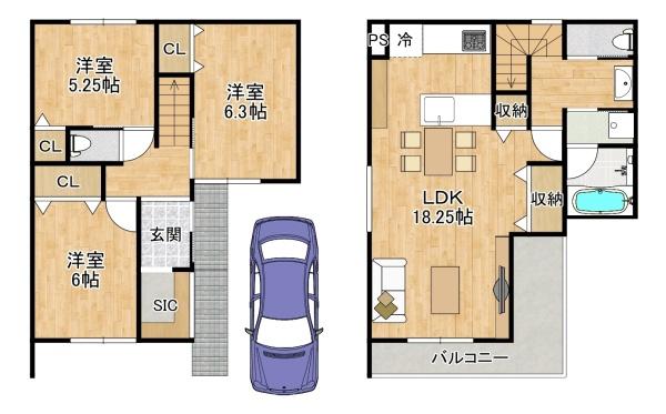 大阪市西区九条3丁目　【条件付き土地】