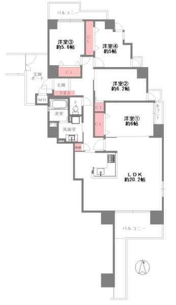 グランドメゾン小阪　【中古マンション】